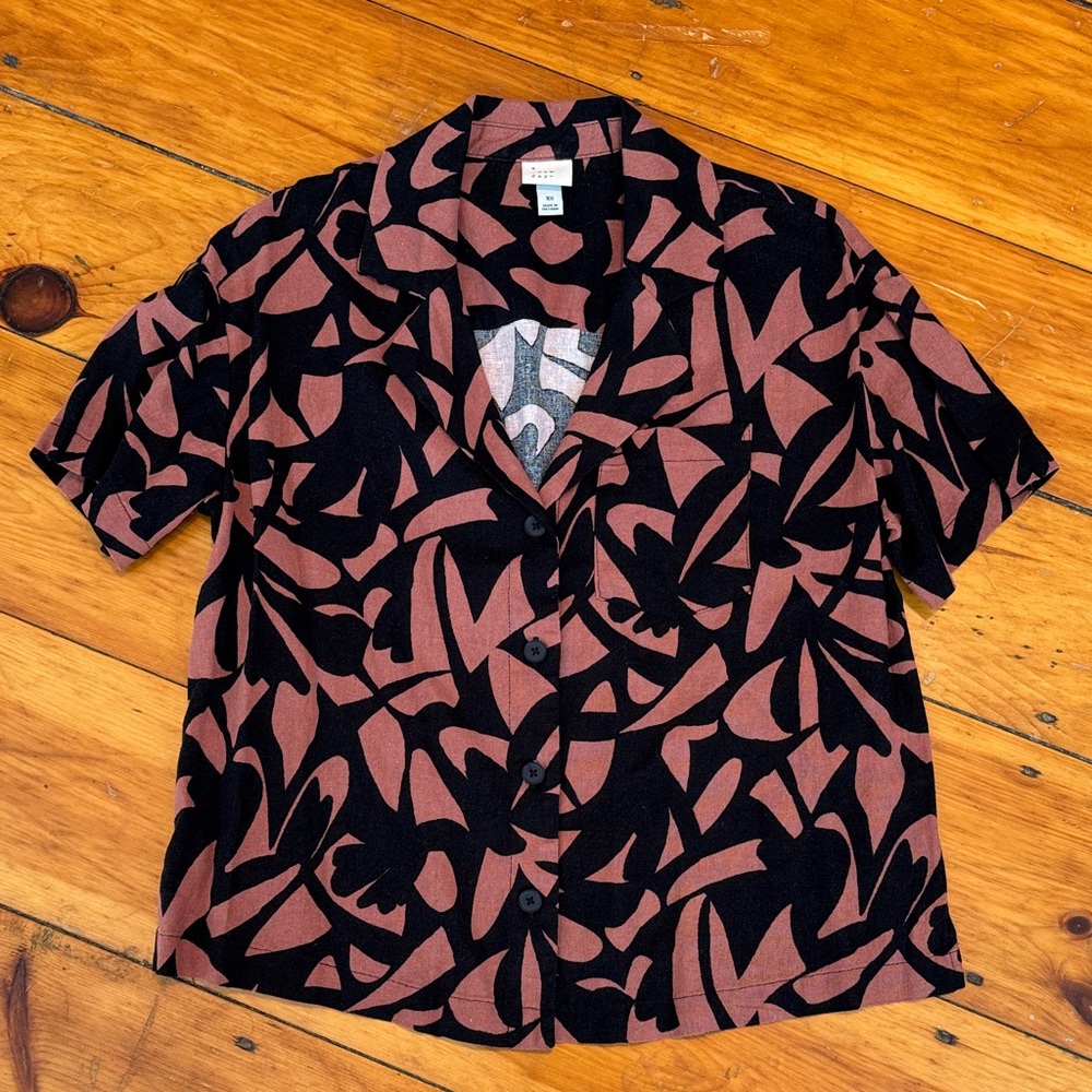 A New Day Linen Button Up Shirt